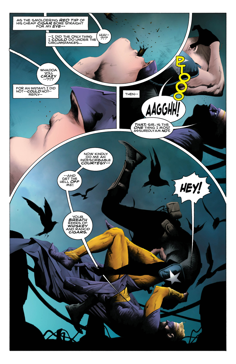 Illustration for article titled Jae Lee draws Ozymandias versus the Comedian, in this Before Watchmen preview